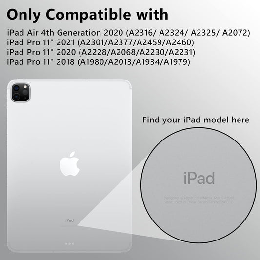 iPad Air 11 Inch Case M3 2025/M2 2024, iPad Air 5th 4th Generation Case 10.9 Inch 2022/2020 for Kids Girls with Butterfly Kickstand Pencil Holder Heavy Duty Shockproof Protective Cover