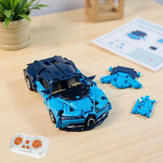 Premium 1:14 Scale Remote Control Cars Model Kits - 1339-piece Engineering with Domineering Hood and Rear Wing, Perfect for Racing Enthusiasts and Future Engineers