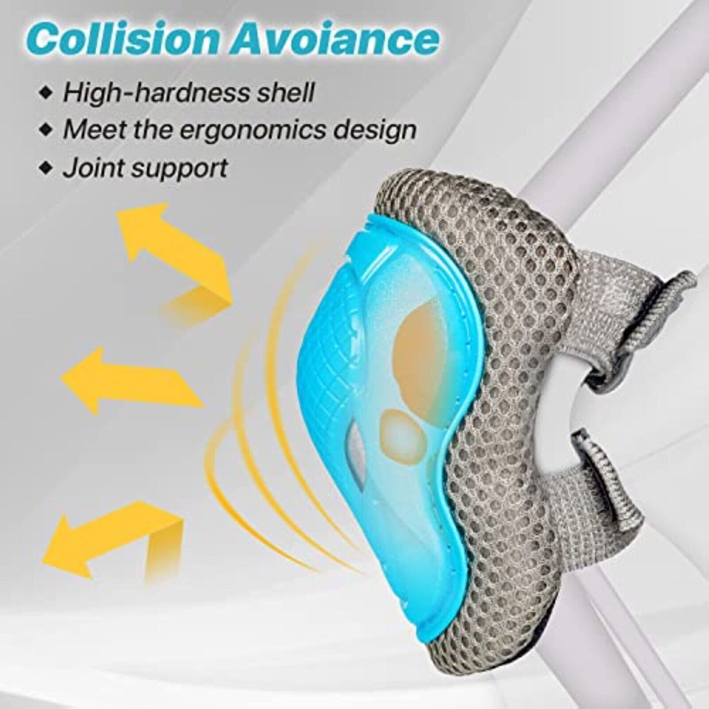 Kids Helmet Protective Gear Set, Kids Bike Helmet Knee Pads Elbow Pads Wrist Guards Age 2-14 Years Boys Girls for Skateboard Scooter Roller Cycling Skating