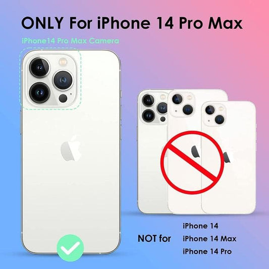 iPhone 14 Pro Max Phone Case for Women, Embedded Kickstand Cover with Magnetic Wirless Charging