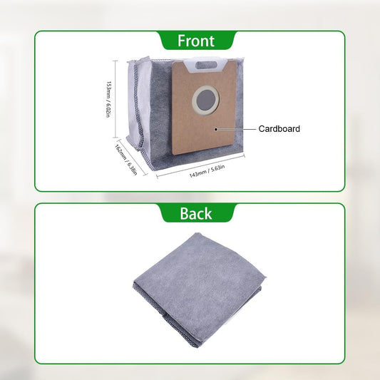 Replacement Disposable Dust Bag Compatible with Eufy G35+ G40 G40+ Hybrid+ RoboVac Vacuum,12-pack