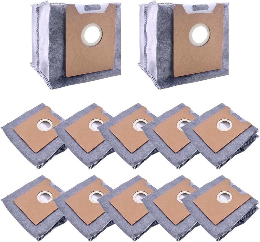 Replacement Disposable Dust Bag Compatible with Eufy G35+ G40 G40+ Hybrid+ RoboVac Vacuum,12-pack
