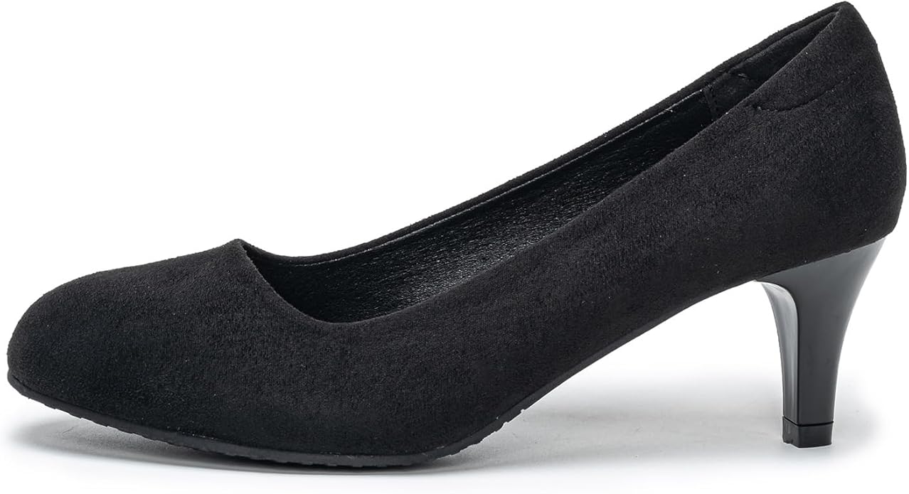 size 7  Women Court Shoes Low Heel Dress Shoes Closed Toe Heels Pumps Wedding Shoes