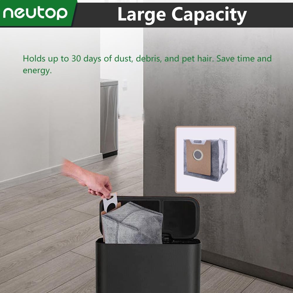 Replacement Disposable Dust Bag Compatible with Eufy G35+ G40 G40+ Hybrid+ RoboVac Vacuum,12-pack