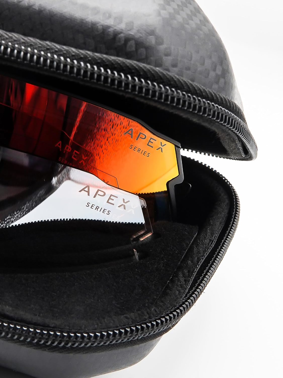 Apex Series MTB Cycling Glasses | 3 x Quick-Release Lenses (Clear, Revo Red & Smoke) Anti-Fog & Impact Resistant for Mountain Bike, Motocross & Motocycle | Designed By British Riders