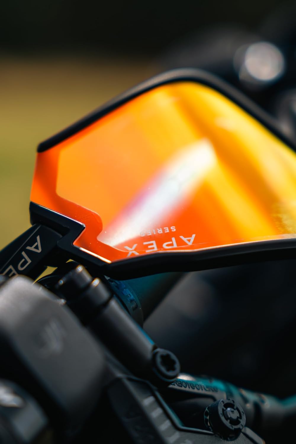 Apex Series MTB Cycling Glasses | 3 x Quick-Release Lenses (Clear, Revo Red & Smoke) Anti-Fog & Impact Resistant for Mountain Bike, Motocross & Motocycle | Designed By British Riders