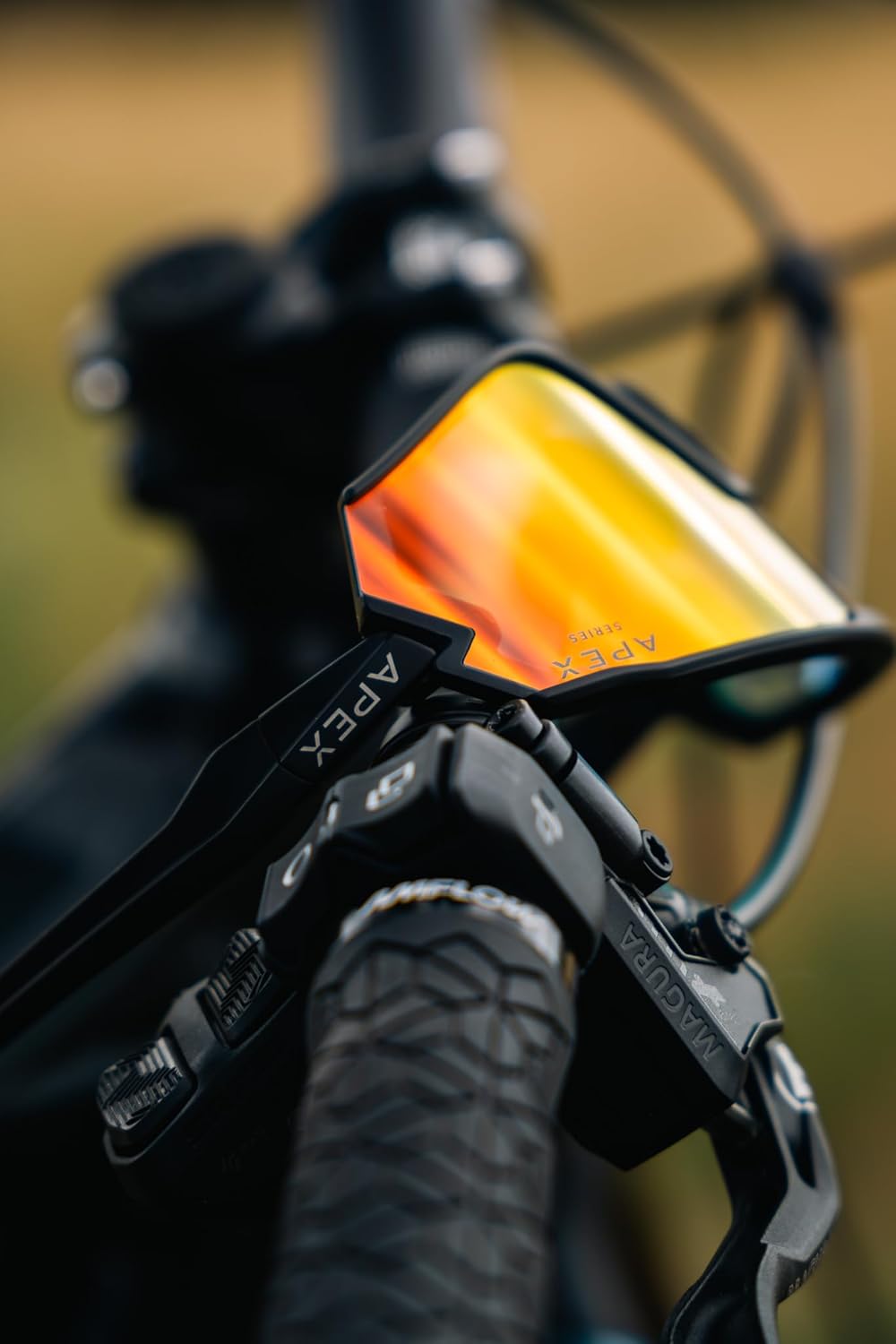 Apex Series MTB Cycling Glasses | 3 x Quick-Release Lenses (Clear, Revo Red & Smoke) Anti-Fog & Impact Resistant for Mountain Bike, Motocross & Motocycle | Designed By British Riders