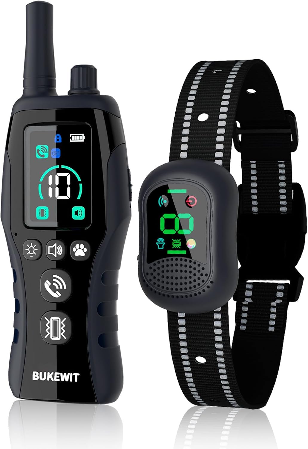 Anti Bark Collar for Dogs,Dog Training Collar With Remote,3Training Modes Sound/Vibration/Beep，Rechargeable E-Collar with 4900Ft Remote Range,Bark Collars for Large Medium Small Dogs