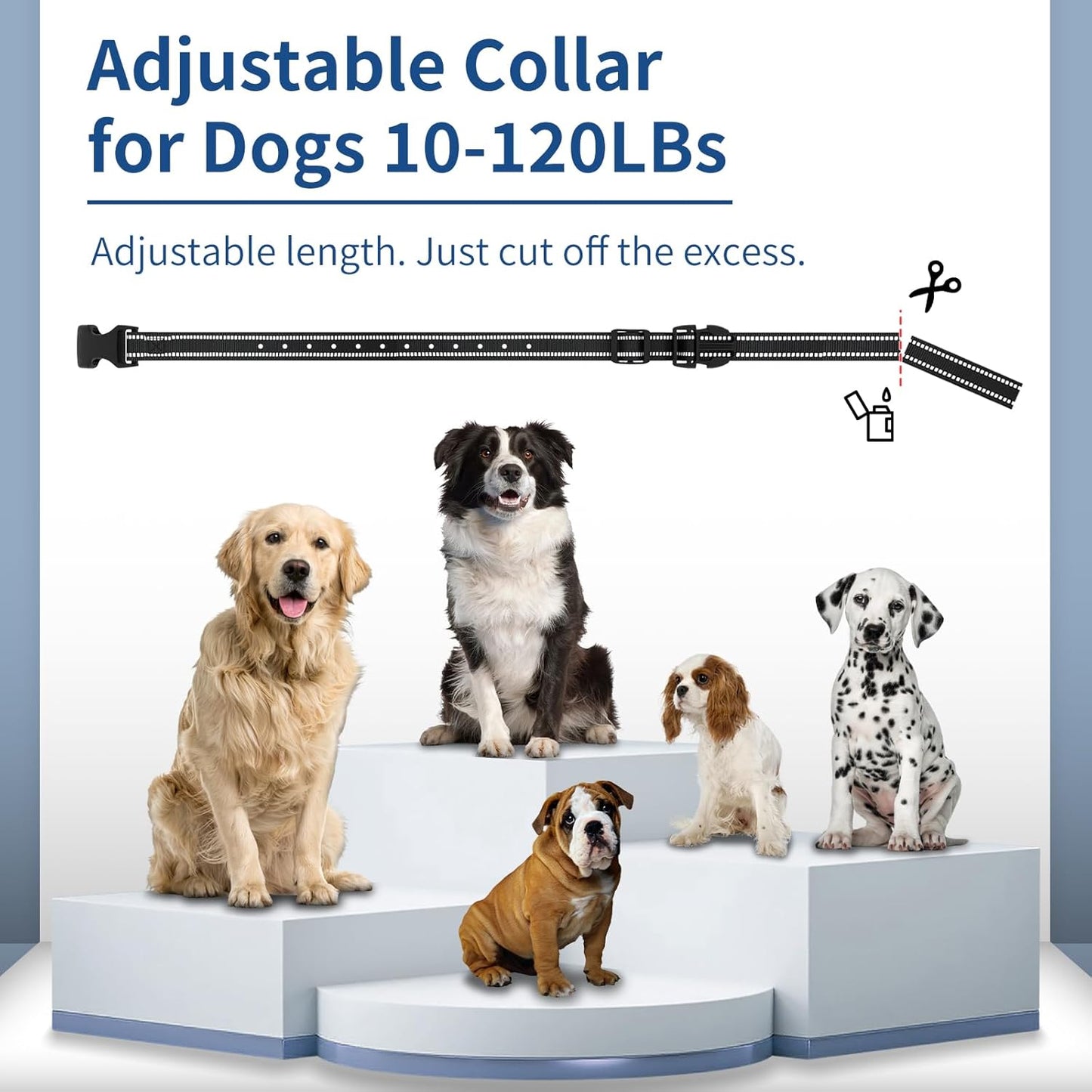 Anti Bark Collar for Dogs,Dog Training Collar With Remote,3Training Modes Sound/Vibration/Beep，Rechargeable E-Collar with 4900Ft Remote Range,Bark Collars for Large Medium Small Dogs