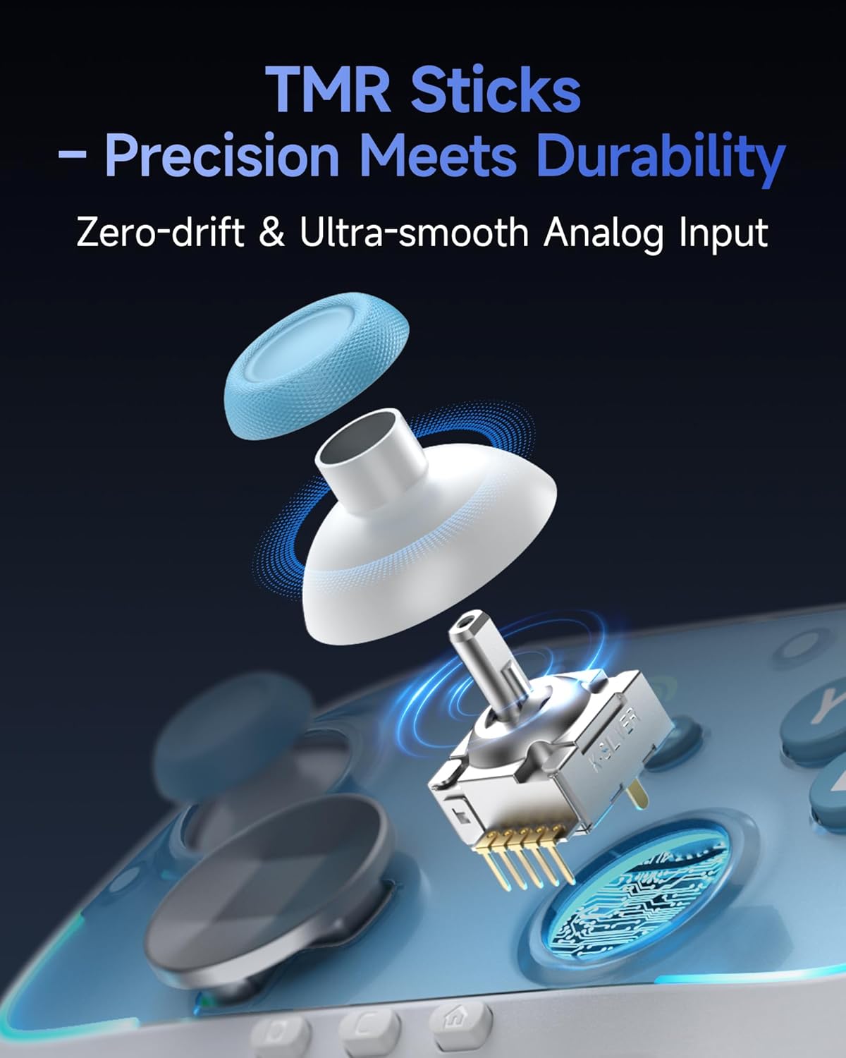 S10 Controller for Switch 2/ Switch/PC-One Key Wake-up, TMR Anti-Drift Joystick, Mechanical Buttons, 6 Axis Gyro, Bluetooth Switch Controller with RGB & Swappable D-Pad