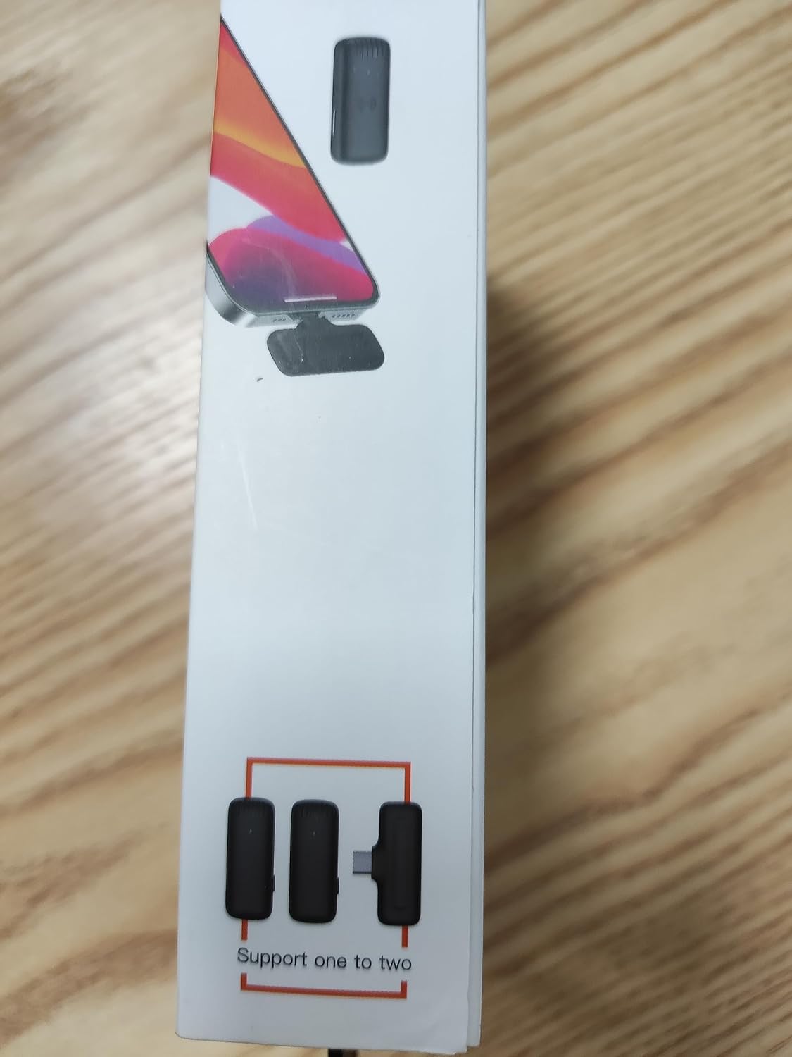 2 Pack Wireless Lavalier Microphone for iPhone iPad with Charging Case, 7H Professional Lapel Microphone Cordless Mini Mic,Clip on Microphone for Video Recording,Interview Podcast Vlog YouTube