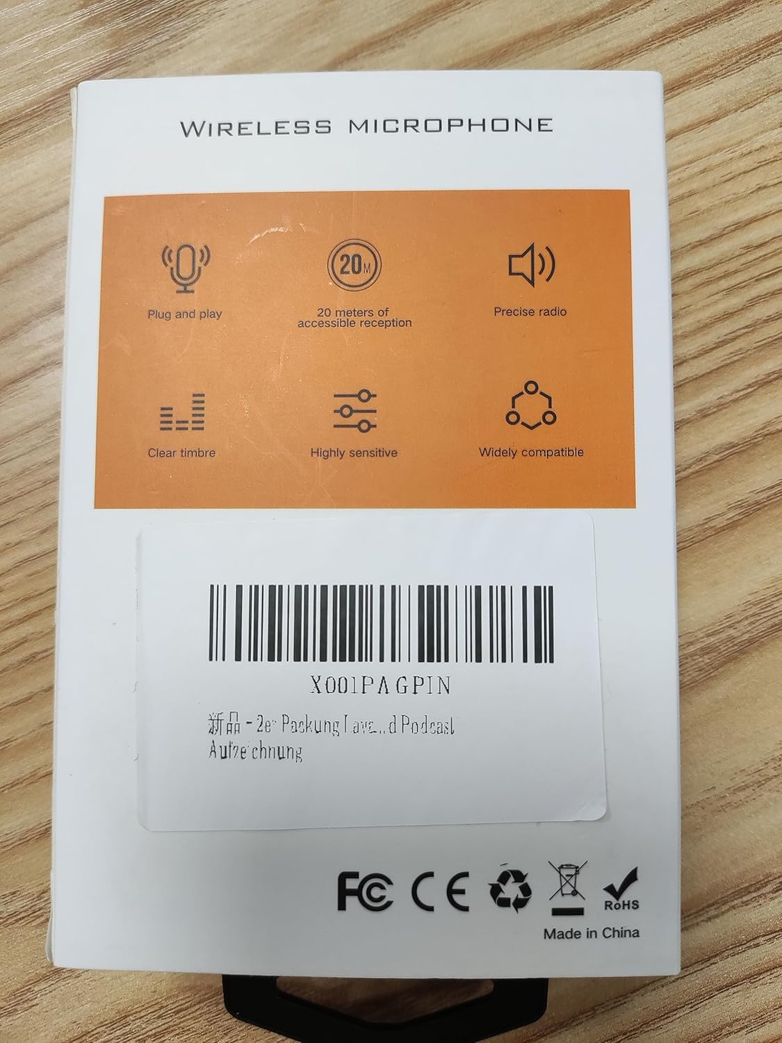 2 Pack Wireless Lavalier Microphone for iPhone iPad with Charging Case, 7H Professional Lapel Microphone Cordless Mini Mic,Clip on Microphone for Video Recording,Interview Podcast Vlog YouTube