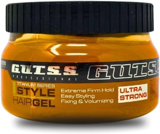 Ultra Strong Hair Styling Gel for Men 275 ml | Long-Lasting Hold | Glossy Finish | No Sticky Residue | Strengthening Formula (Ultra Strong)