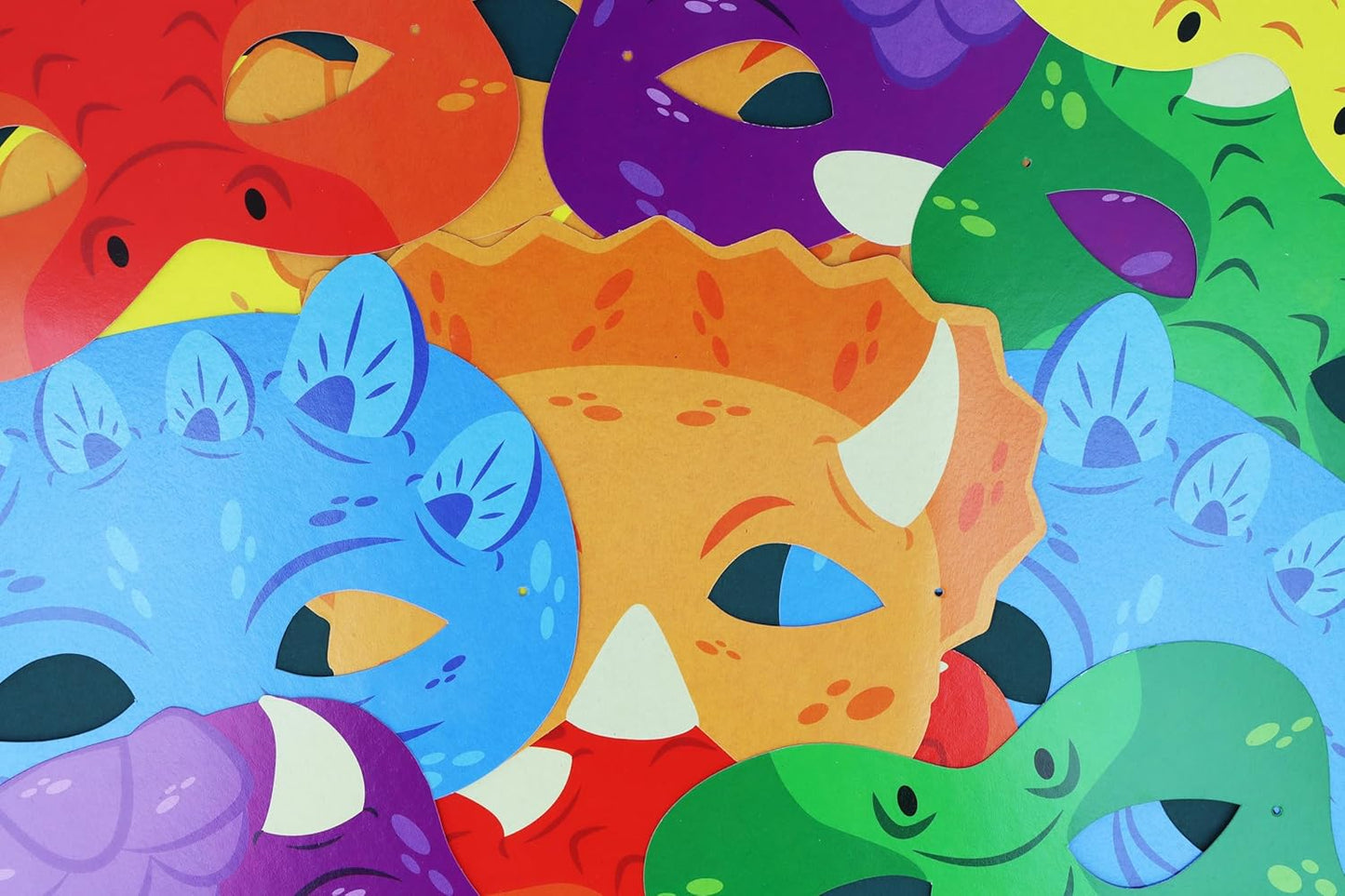 Assorted Designs Paper Party Masks for Face Masks Fancy Dress Costume Kids Party Favour Loot Bag Filler for Boys and Girls