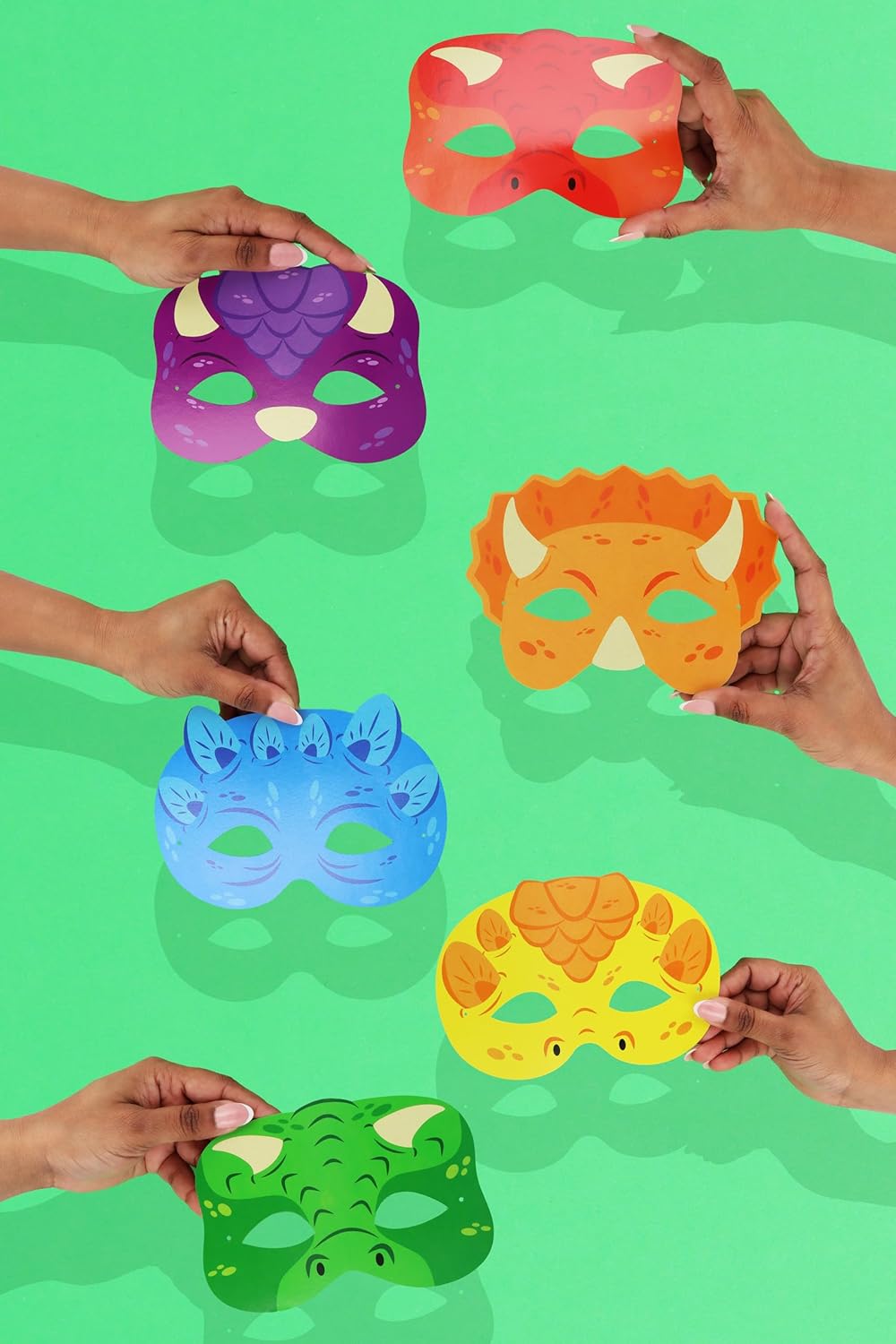 Assorted Designs Paper Party Masks for Face Masks Fancy Dress Costume Kids Party Favour Loot Bag Filler for Boys and Girls