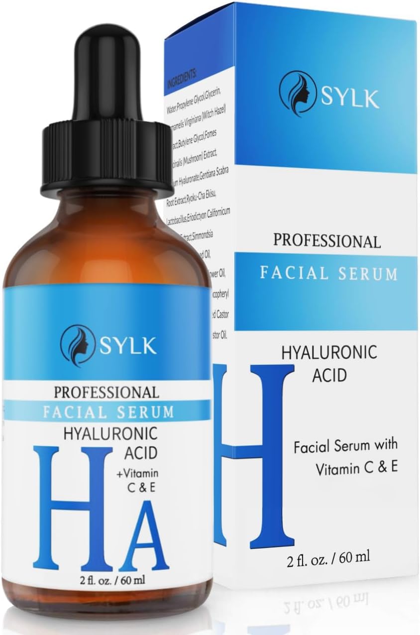 Hyaluronic Acid Serum for Face with Vitamin C & E | Microneedling Serum for Derma Roller | Anti Aging Hydrating Serum | Anti Wrinkle and Solution for Acne Scars | 60 ml