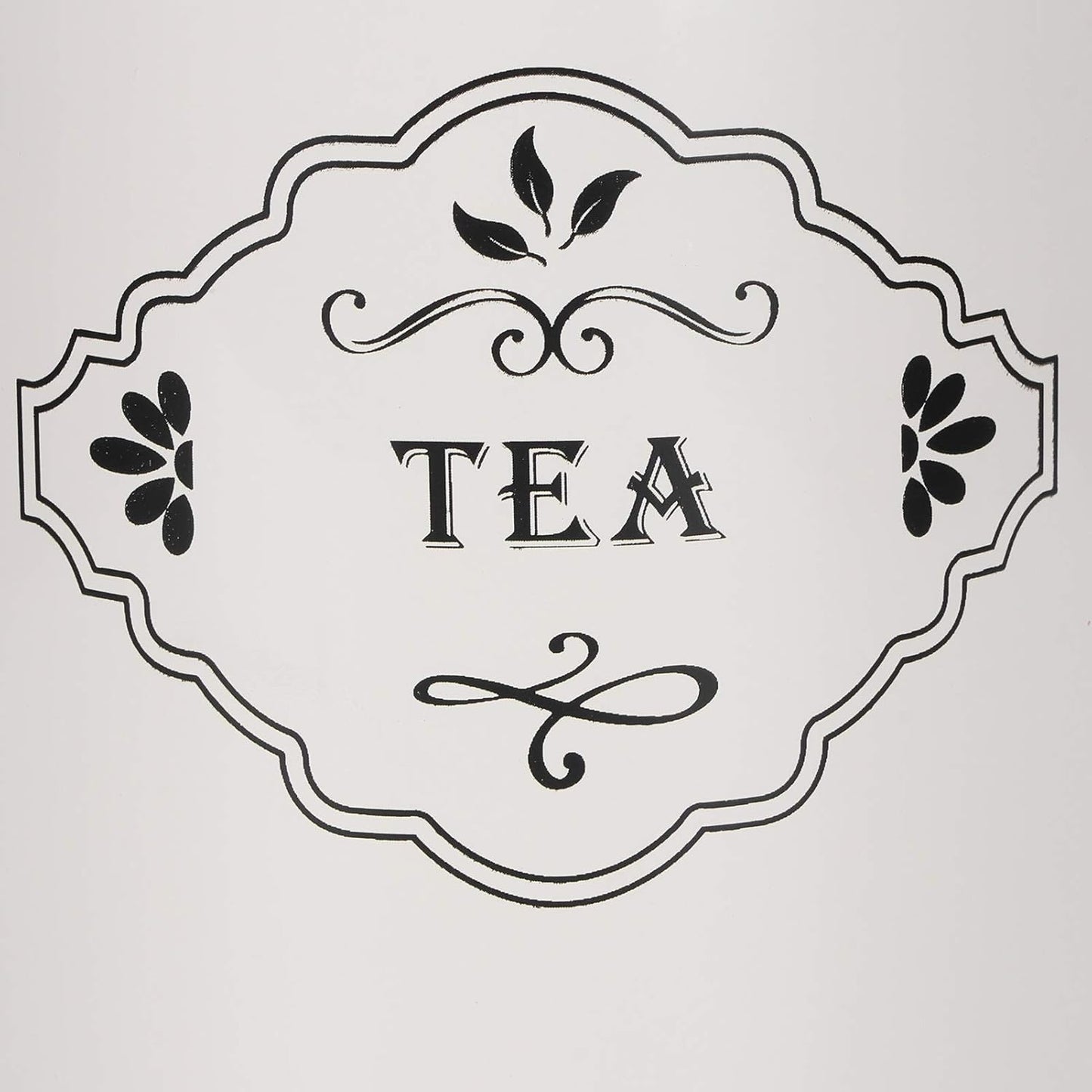 Kitchen Storage Jars Sealed Canisters Set for Tea Coffee Sugar Sealed Storage Container for Home Kitchen Organization Creamy White