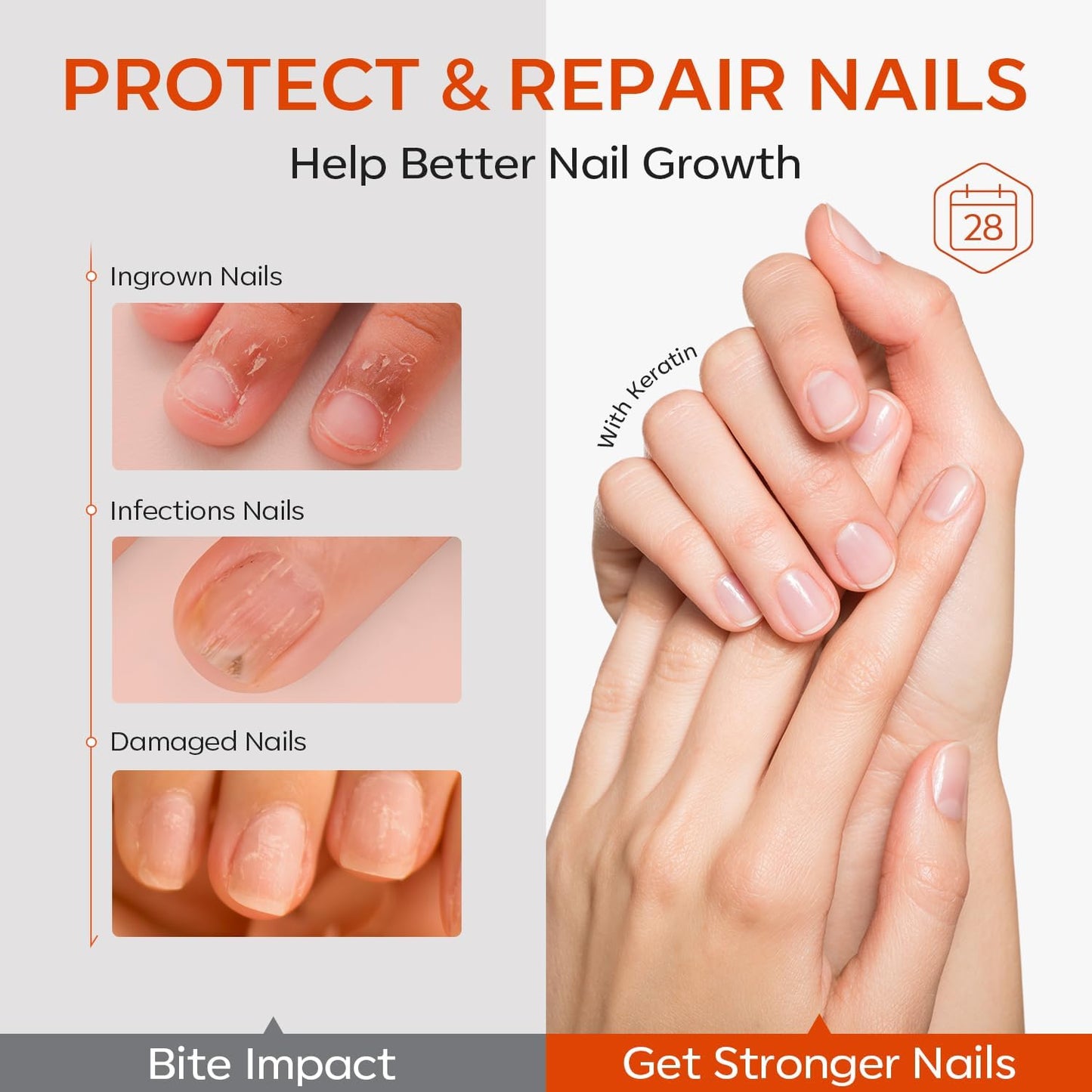 Nail Biting Treatment, No Bite Nail Polish, Thumb Sucking Deterrent, Promotes Fast Nail Growth, Stop Nail Biting, Easy Application, Quick-Drying Bitter Nail Polish 15 ML