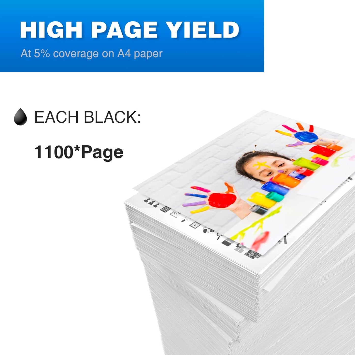 405XL Ink Cartridges Multipack Compatible with Epson 405 XL Black work for Workforce Pro WF-3820 WF-4820 WF-7310 WF-7830 WF-7835 WF-7840 WF-3825 WF-4825 WF-4830 Printer, 2-Pack