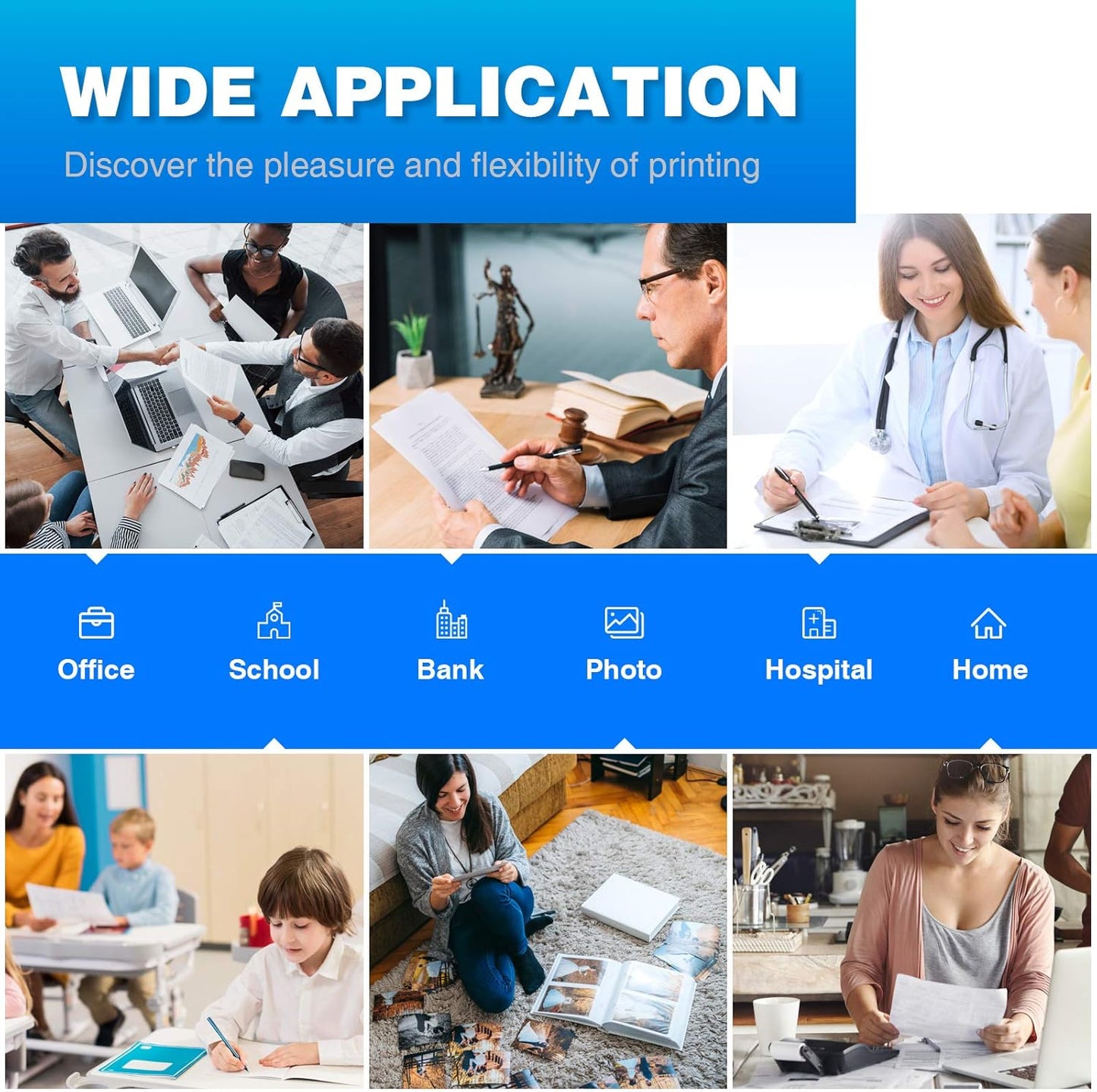 405XL Ink Cartridges Multipack Compatible with Epson 405 XL Black work for Workforce Pro WF-3820 WF-4820 WF-7310 WF-7830 WF-7835 WF-7840 WF-3825 WF-4825 WF-4830 Printer, 2-Pack