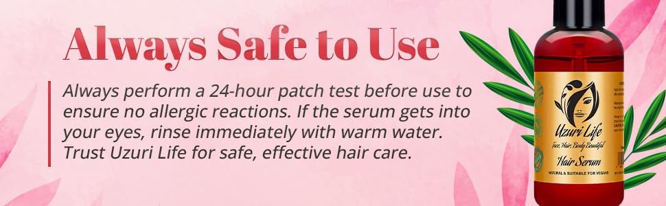 Organic Hair Serum Natural Anti Frizz Hair Treatment Serum Organic Hair Growth Oil Vegan friendly Made in UK for Men, Women and Kids 50ML