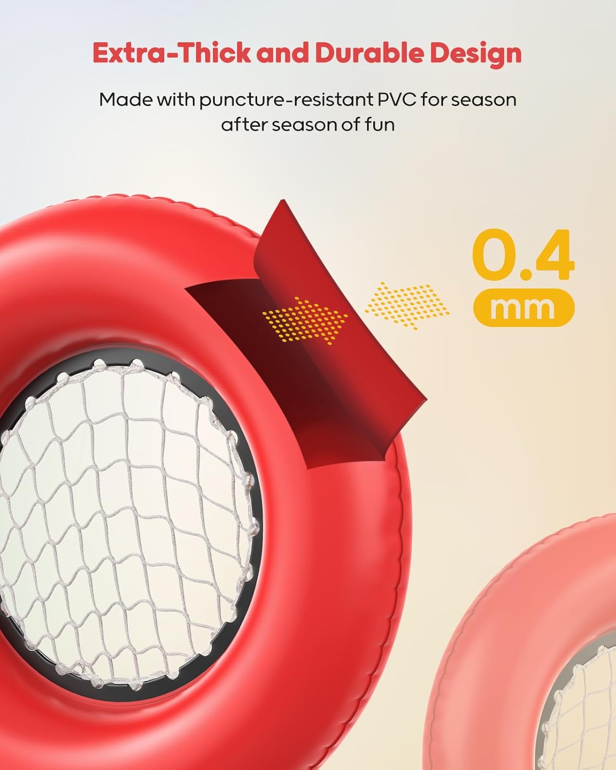 Inflatable Disc Golf Set for Kids & Family Fun, Complete Outdoor Yard Games Set With Target Basket, 4 Flying Discs & Pump, Ideal Teen Boy Gifts & Party Games - Backyard Games for Kids and Adults