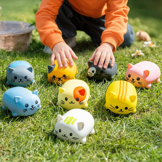 Ruko 1701 Cat Toys Kids Keyboard with Cute Meow Tone, Musical Kittens Music Cat Touch Play Music Scale, Fun Toy for Boys & Girls Age 3 4 5 6 7 8 9, Educational Instrument (8Pcs)