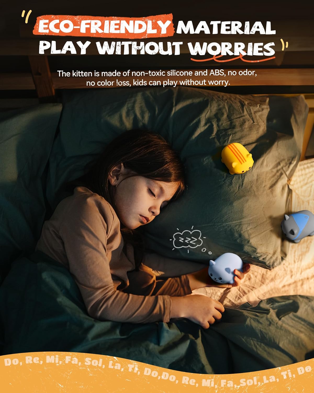 Ruko 1701 Cat Toys Kids Keyboard with Cute Meow Tone, Musical Kittens Music Cat Touch Play Music Scale, Fun Toy for Boys & Girls Age 3 4 5 6 7 8 9, Educational Instrument (8Pcs)