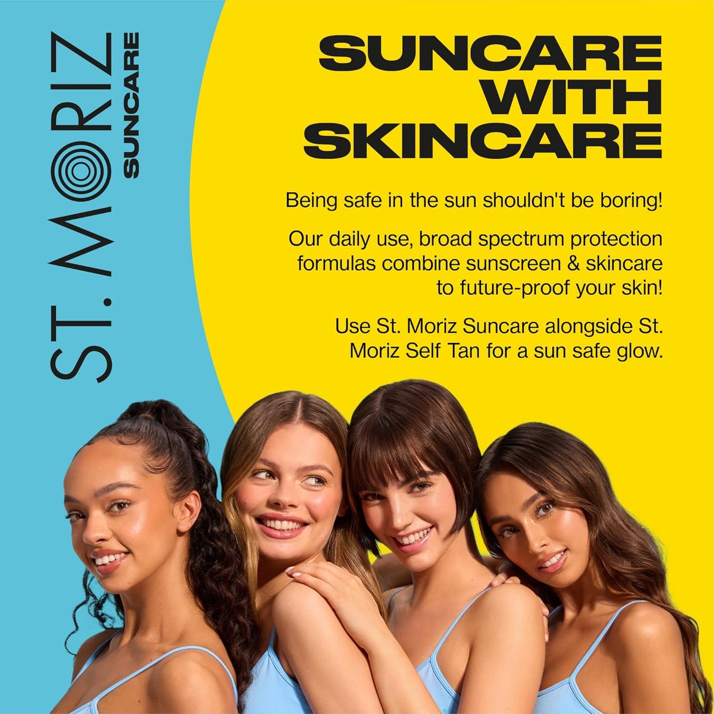 St Moriz Suncare SPF 30 Tinted Face Sunscreen | UVA & UVB Protection SPF 30 Daily Use Sunscreen Face Lotion with Tinted Coverage, Hyaluronic Acid & Niacinamide | Dermatologically Tested | Vegan | 50ml