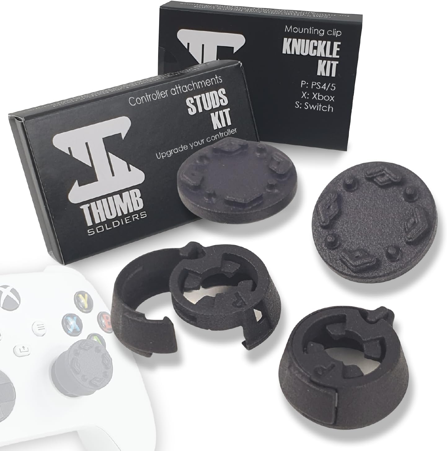 Thumb Soldiers Performance Xbox Controller Grips: Studs Kit Improves Control, Precision & Comfort |