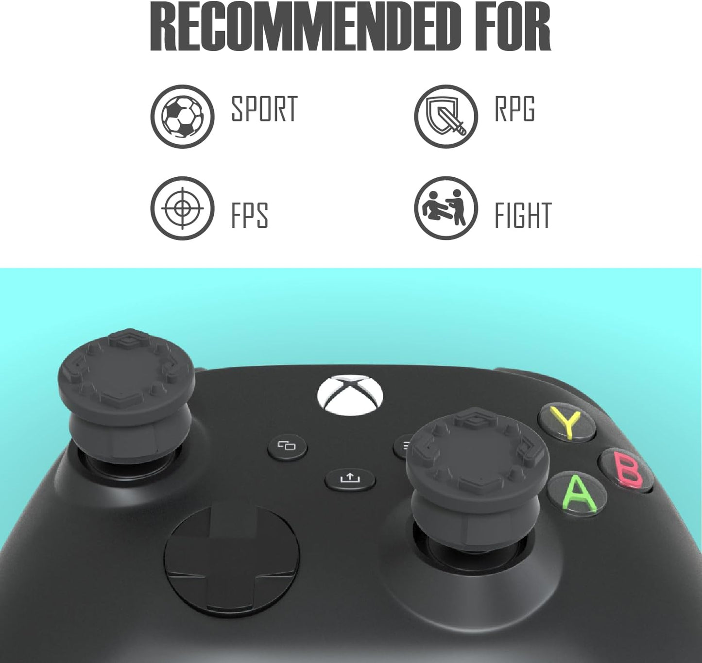 Thumb Soldiers Performance Xbox Controller Grips: Studs Kit Improves Control, Precision & Comfort |