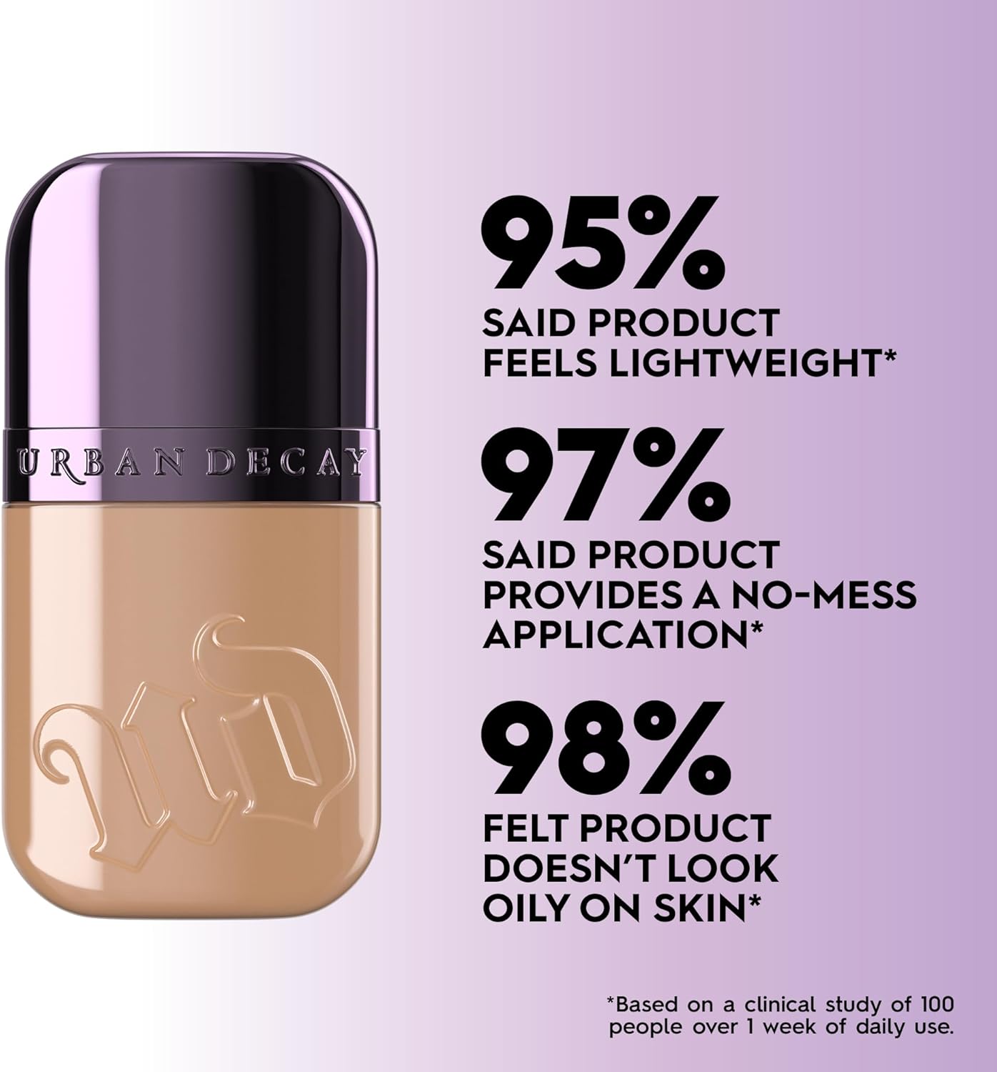Urban Decay Face Bond Waterproof Foundation, With 3% Niacinamide, Lasts up to 24hr deep neutral shade 38