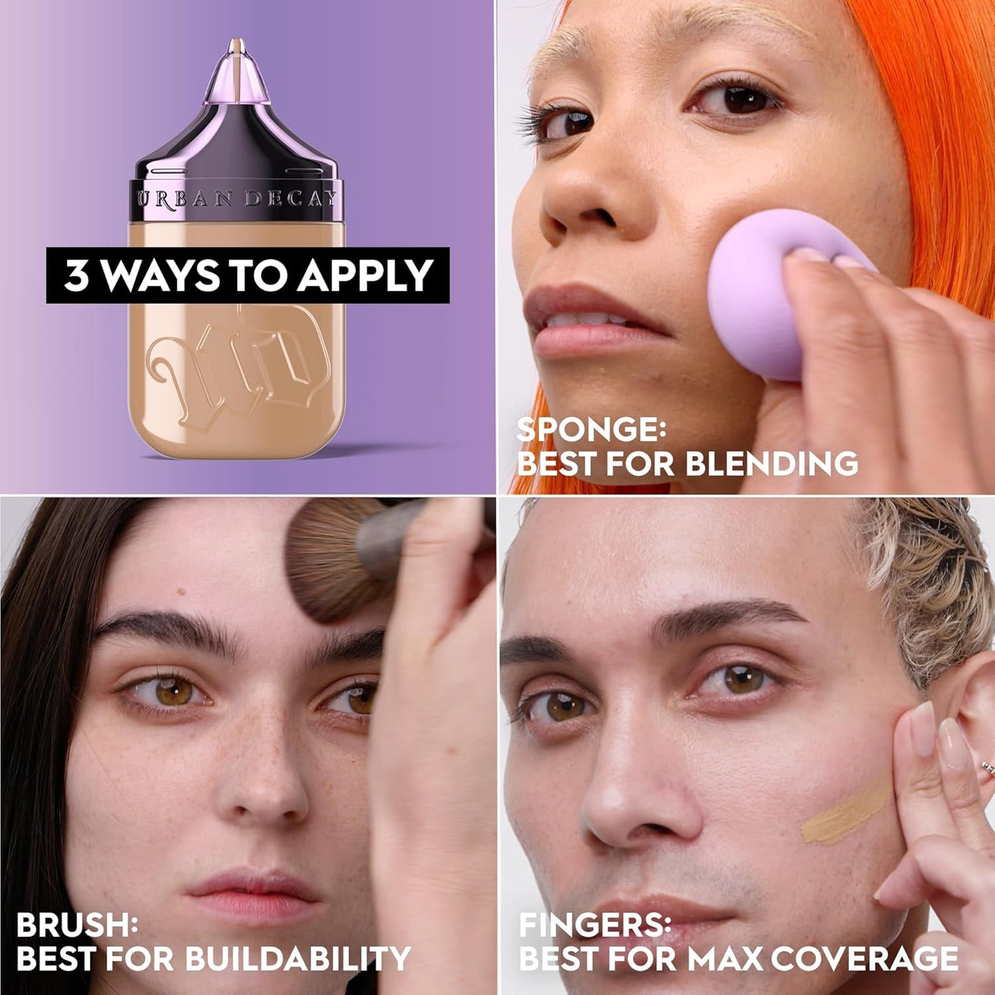 Urban Decay Face Bond Waterproof Foundation, With 3% Niacinamide, Lasts up to 24hr deep neutral shade 38