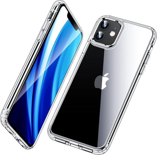 iPhone 11 Case, Clear Silicone Shockproof Protective Phone Cover for iPhone 11 Case - Transparent