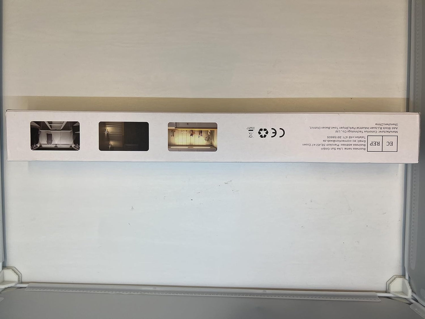 40CM × 2PCS Under Cabinet Kitchen Lights with Motion Sensor, 2200mAh USB Rechargeable, 138 LEDs Kitchen Under Cupboard Lighting Dimmable Without Cable, 3000K/4000K/5000K for Wardrobe Lighting