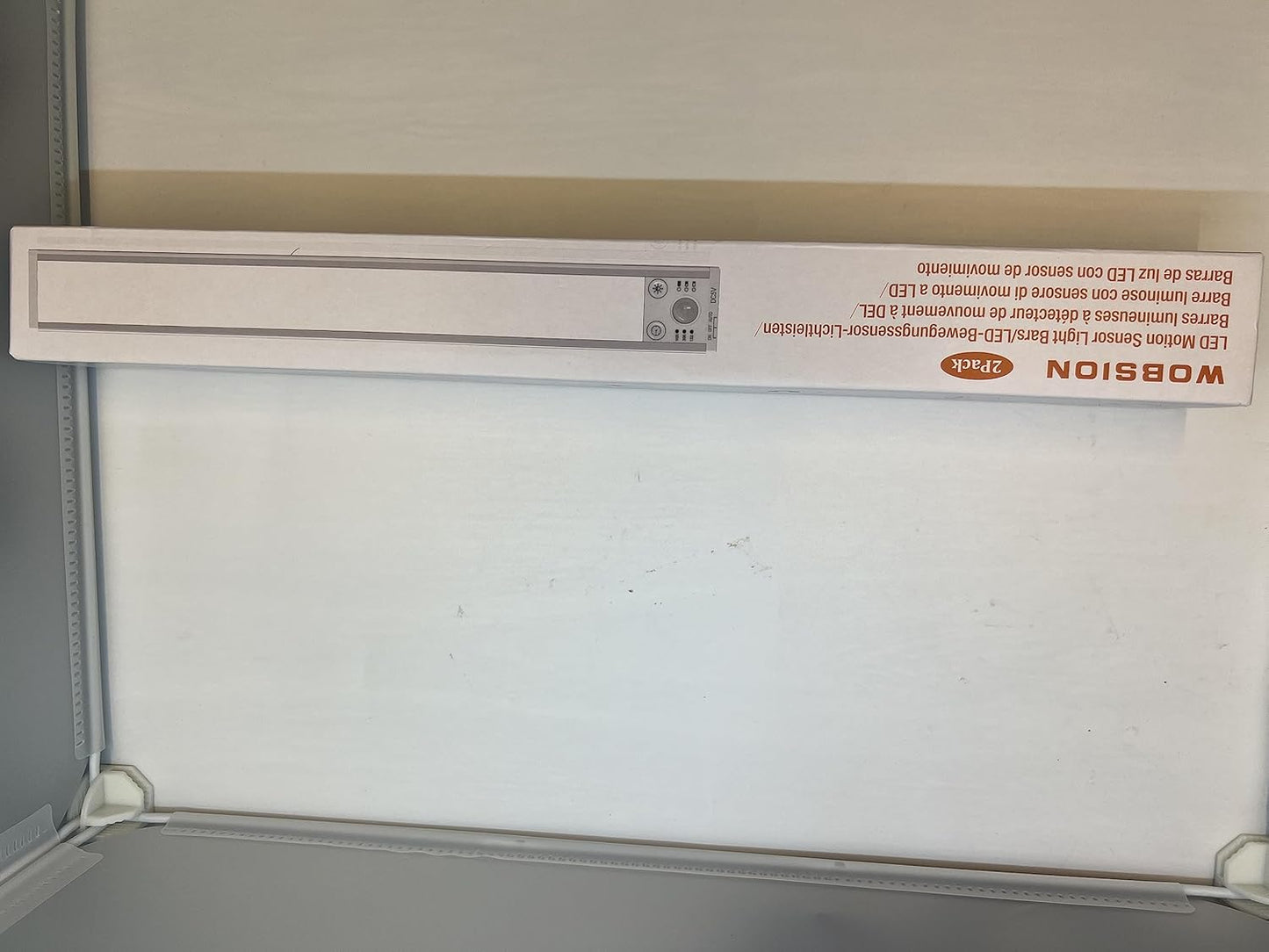 40CM × 2PCS Under Cabinet Kitchen Lights with Motion Sensor, 2200mAh USB Rechargeable, 138 LEDs Kitchen Under Cupboard Lighting Dimmable Without Cable, 3000K/4000K/5000K for Wardrobe Lighting