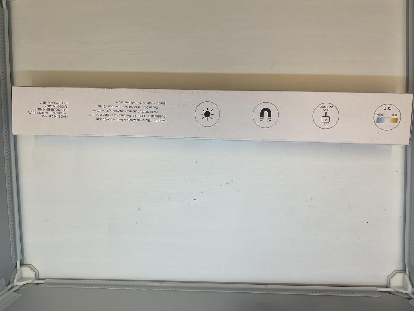 40CM × 2PCS Under Cabinet Kitchen Lights with Motion Sensor, 2200mAh USB Rechargeable, 138 LEDs Kitchen Under Cupboard Lighting Dimmable Without Cable, 3000K/4000K/5000K for Wardrobe Lighting