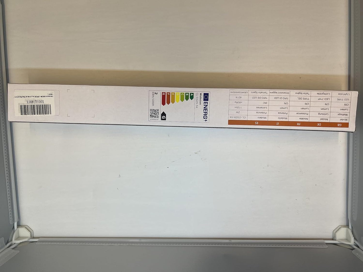 40CM × 2PCS Under Cabinet Kitchen Lights with Motion Sensor, 2200mAh USB Rechargeable, 138 LEDs Kitchen Under Cupboard Lighting Dimmable Without Cable, 3000K/4000K/5000K for Wardrobe Lighting