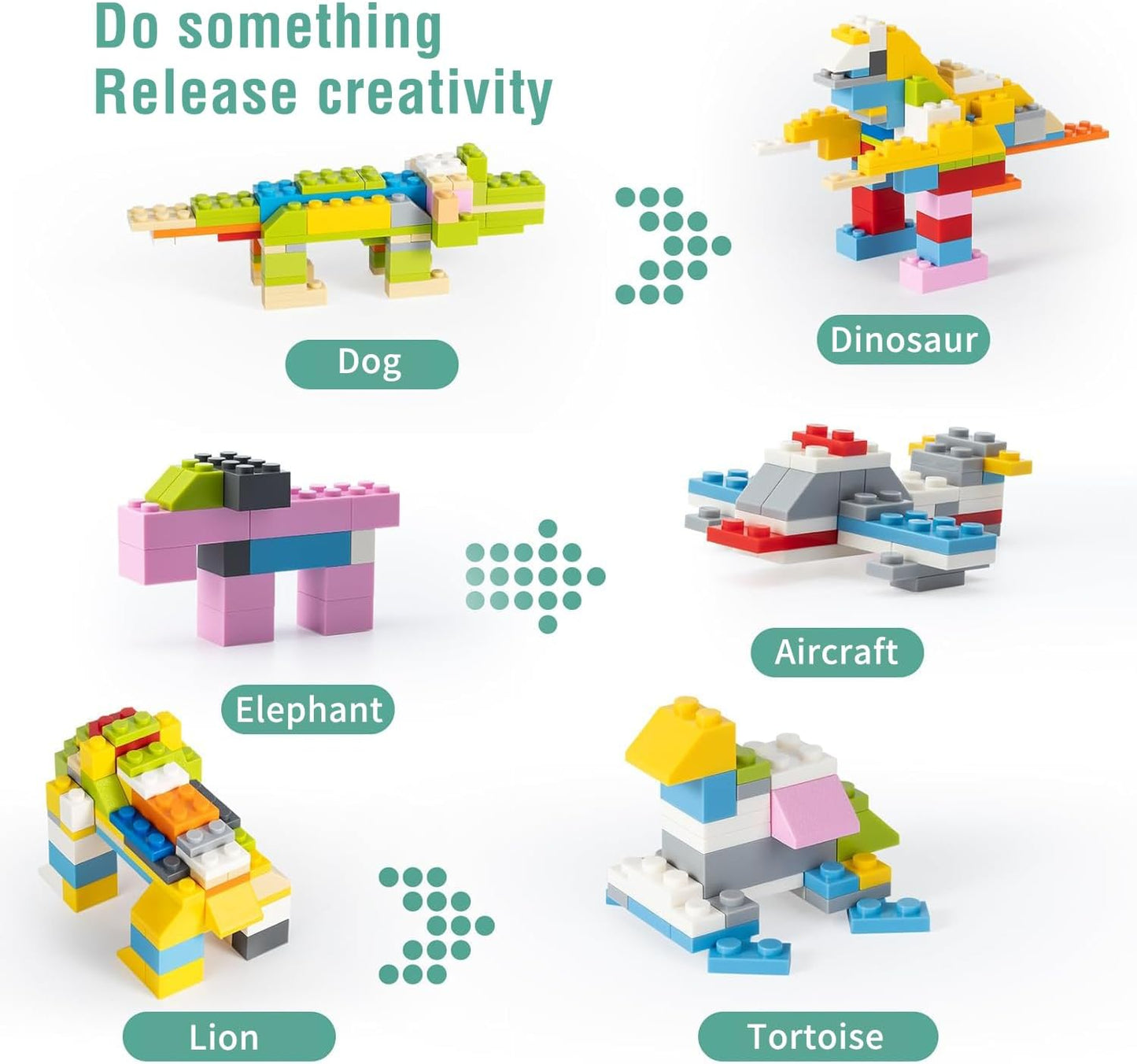 1500PCS Classic Building Bricks Set for Kids, Multicolor Blocks, Compatible with Construction Building Blocks, ABS Construction Bricks, Educational Toy for Ages 6+, Stimulates Creativity.