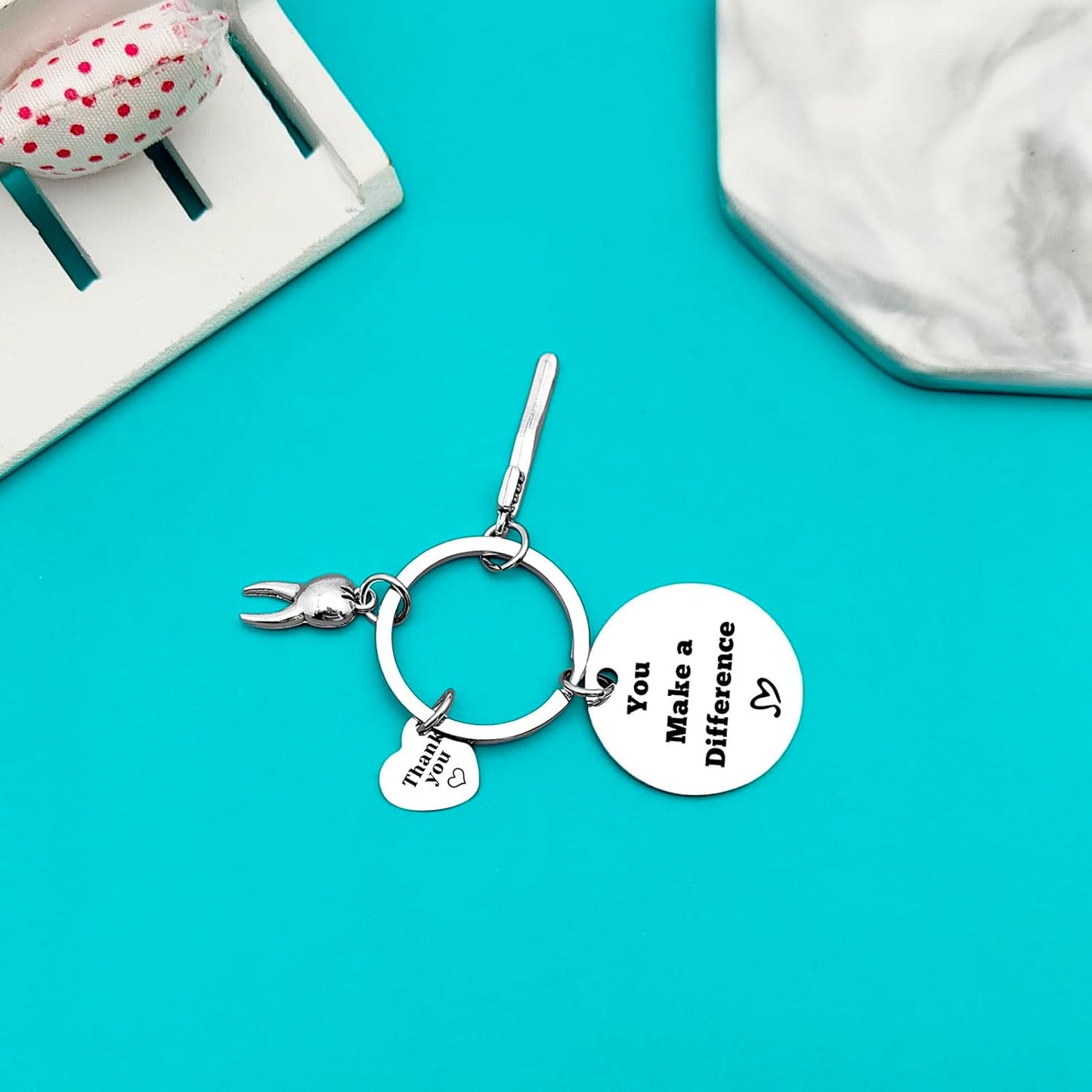 Dentist Keyring Dentist Appreciation Gifts Dental Hygienist Gift Dental Assistant Gift Dental Student Gift Dentist Graduation Gift Christmas Birthday Leaving Retirement Gift for Dentist