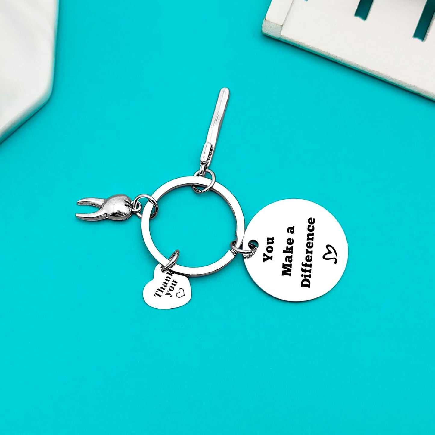 Dentist Keyring Dentist Appreciation Gifts Dental Hygienist Gift Dental Assistant Gift Dental Student Gift Dentist Graduation Gift Christmas Birthday Leaving Retirement Gift for Dentist