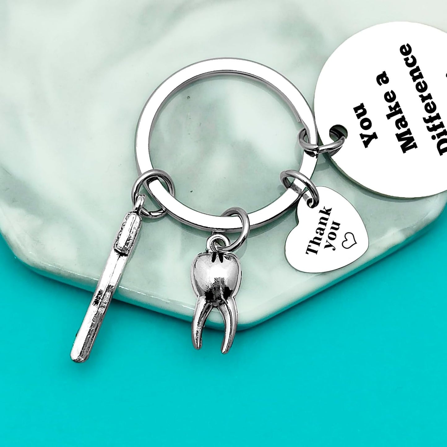Dentist Keyring Dentist Appreciation Gifts Dental Hygienist Gift Dental Assistant Gift Dental Student Gift Dentist Graduation Gift Christmas Birthday Leaving Retirement Gift for Dentist